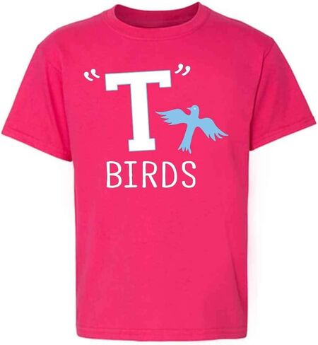 خيوط البوب ​​t birds tbird Gang Logo Retro 50s Cosplay Baby Baby Toddler Kids Girl Boy T-shirt in Kuwait
