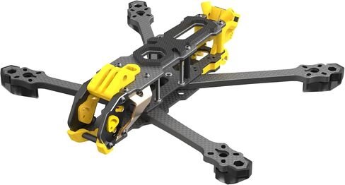 Mario 5 O4 DC Advanced Version 5Inch FPV Drone Frame - 226mm Wheelbase, Lightweight Design, CNC Aluminum Alloy Head, Compatible with DJI O4 PRO/O3 Air Unit & Analog VTX, Ideal for Cinematic and Freestyle Flying in Saudi Arabia