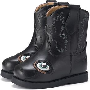 Rollda Baby Cowboy Boots Toddler Cowgirl Boots Infant Western Boots Round Toe