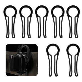 7-Pack Universal Stove Knob Locks for Child Safety - Heat-Resistant Oven Knob Covers with Gap Detector (0.1-0.46") Compatible with Gas/Electric Stoves, Baby Proofing Kitchen Safety Essentials