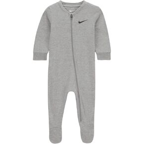 Nike Baby Essentials Footed Coverall One Piece Outfit (Dark Grey Heather, 6M)