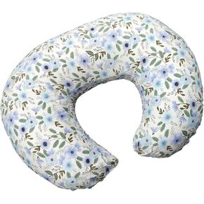 Nursing Pillow, Breastfeeding Pillows with Standard Size Removable Cover, Breast Feeding Pillow with Breathable Filling, Ergonomic Nursing Essentials for Bottle and Breastfeeding- Leaf