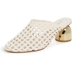 Larroudé Women's Dew Drop Macrame Mules
