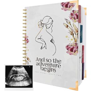 Baby Memory Book for Gender Neutral, Timeless First 3 Years Baby Book, Pregnancy Journal Memory Book for Expecting Moms, Weekly Milestone Baby Book Keepsake, Hardcover with Keepsake Pocket
