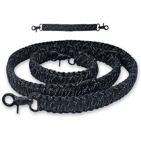 Services Services EMS Services Services Radio Strap 60 "paracord عاكسة مع 14" حزام مضاد للوصول إلى EMT ، الشرطة ، رجال الإطفاء ، الأمن