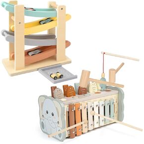 Joyreal Wooden Montessori Toys for 1+ Year Old