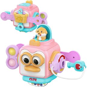 Toddler Toys, Busy Board for 1 Year Old, Montessori Toys for Babies 12-36 Months, Sensory Toys for Toddlers 1-3, One Year Old Girl Birthday Gifts, Travel Activities Lnearning Toys in Kuwait