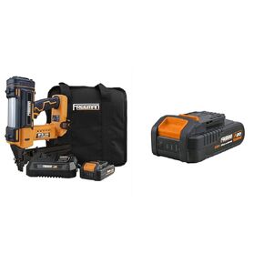 Freeman 20V Cordless 16 Gauge 1300 Shots Fencing Stapler Kit with 2.0Ah Battery and Charger