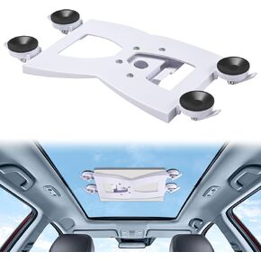 GADFISH Adjustable Starlink Mini Mount, Starlink Mini Roof Mount with 4 Adjustable Suction Cup, Starlink Mini Suction Cup Holder, Anti-Gravity Suitable for Outdoor Reception Signal, Gray