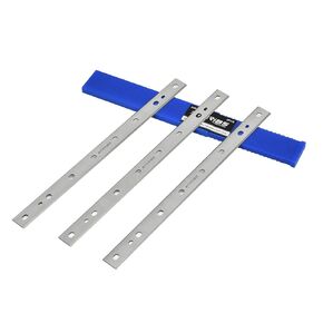 12-1/2 Inch Planer Blades, M2 HSS Replacement Knives for DeWalt DW734 & DW7342, Set of 3, Double-Sided High-Speed Steel for Precision Woodworking