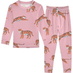 Pajama Sets Long Sleeve Top with Pants Cotton Soft Sleepwear 2 Piece Pjs Set