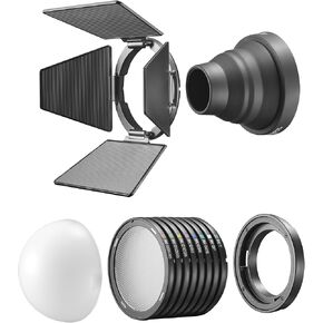GODOX Magnet Kit MK,Include Diffusrs,Barndoor,Honeycombs,etc for MS60R/RS60R/MS60BI/RS60BI