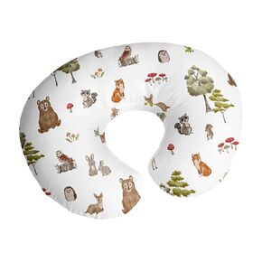 Sweet Jojo Designs Woodland Forest Animals Boy Girl Unisex/Gender Neutral Nursing Pillow Cover Baby Breastfeeding Slipcover Infant Newborn Nursery Bottle Breast Feeding Pillowcase Pillow NOT Included