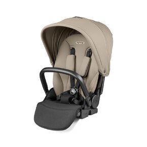 City Loop Full-Size Reversible Stroller seat-Holds up to 50 lbs-True Black (Black)