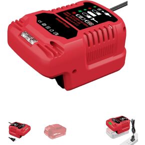 for Bauer 20V Battery Charger - Compact & Lightweight, 1/3 Smaller Than Original, Space-Saving Design for Travel (110V for Home Input)