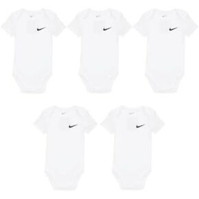 Nike 5-Pack White Onesies (3 month)