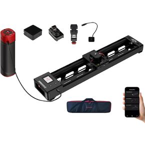 IFOOTAGE Shark Slider Nano II-660 (17 inch) Motorized Camera Shark Slider with Dedicated Battery Grip PD140H Combo