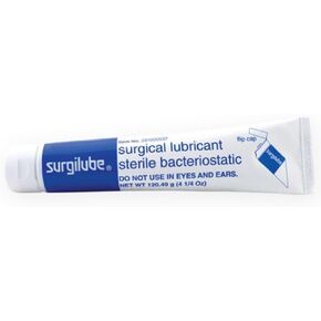 Surgilube Lubricating Jelly Sterile - 4.25 oz Flip Top Tube - Pack of 4 Tubes by Surgilube