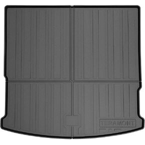 Mixsuper Cargo Liner for 2020-2024 Volkswagen Atlas Cross Sport, Only for 5 Passenger Models, All Weather Cargo Mat Rear Trunk Liner Tray Black