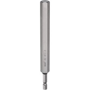 HARFINGTON H6.0 Hex Head Drill Bit Wrench 6mm Metric Flat Tip 1/4" Hex Shank 100mm (4") Long Magnetic Hexagonal Screw Driver Socket Industrial Screwdriver Power Bits
