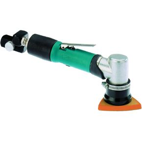 Dynabrade 57900 Dynafine Detail Sander, Non-Vacuum, .12 hp, 7 Degree Offset, 13,000 RPM, 1/32" (1 mm) Dia. Orbit, Rear Exhaust