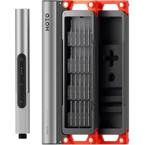 HOTO SNAPBLOQ™ D-A03 Electric Mini Drill Pen with 20 Bits, Brushless Motor, 3-Speed(0.1Nm) USB-C Rechargeable Electric Hand Drill, Resin Drill Set for PCB, Jewelry Making, Wood, Plastic, DIY