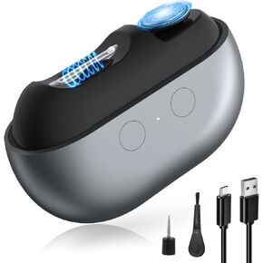 3 in 1 Electric Nail Clipper, Electric Nail Trimmer and Polisher with Clip Storage & LED Light, USB Rechargeable and 2 Speed Gears, Fingernail Clippers for Baby, Kids, Women, Seniors, Toddler, Adults