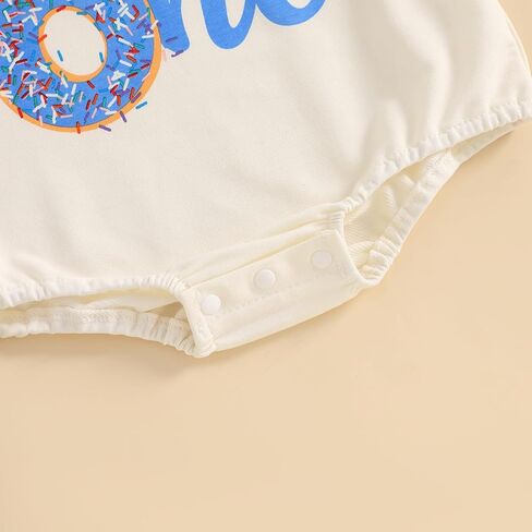 Bagilaanoe Half/First Birthday Outfit Baby Boy Half Way to ONE/Sweet One Short Sleeve Romper Bodysuit Cake Smash Outfit in Kuwait