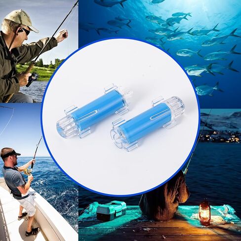 ضوء الصيد تحت الماء ، 2pcs IP68 LED مقاوم للماء ضوء وميض مع LED الأزرق والأخضر ، 4000+ ساعة العمر ، مصباح إغراء الطعم لصيد الأسماك في أعماق البحار في أعماق البحار in Kuwait
