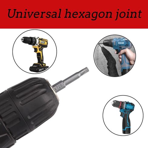 11/12 Sets 50-75-100mm Premium CRV Screwdriver Bit Set with Heat-Treated Chromium Vanadium Steel Bits in Kuwait
