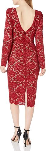 Dress the Population Women's Emery Sequin, Knee-Length, Bodycon, Scoop Neck Dress, White Multi, Small in Saudi Arabia