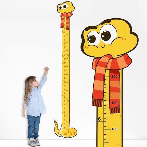 Wooden Growth Chart for Kids, Snake Height Chart for Boy Girls, Measuring Board for Kids Height,for Child's Room,Nursery Decor Decoration Wall Art (Snake) in Saudi Arabia