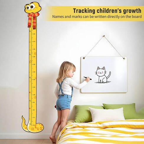Wooden Growth Chart for Kids, Snake Height Chart for Boy Girls, Measuring Board for Kids Height,for Child's Room,Nursery Decor Decoration Wall Art (Snake) in Saudi Arabia
