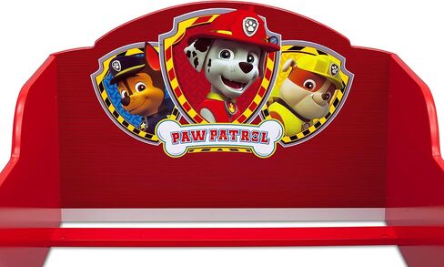 Delta Children Wood Toddler Bed, Nick Jr. PAW Patrol + Serta Perfect Slumber Dual Sided Recycled Fiber Core Toddler Mattress (Bundle) in Kuwait