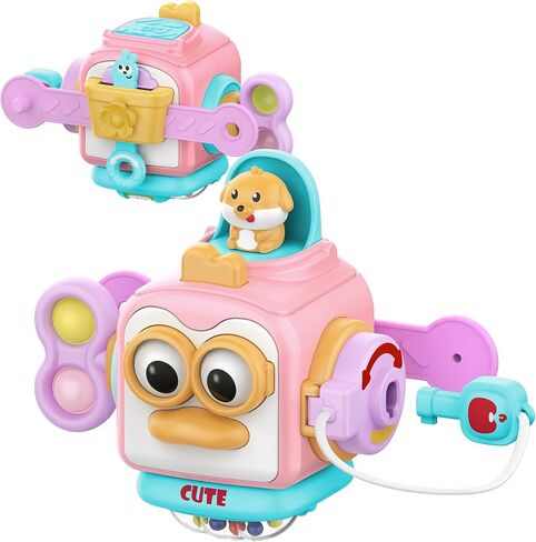 Toddler Toys, Busy Board for 1 Year Old, Montessori Toys for Babies 12-36 Months, Sensory Toys for Toddlers 1-3, One Year Old Girl Birthday Gifts, Travel Activities Lnearning Toys in Kuwait