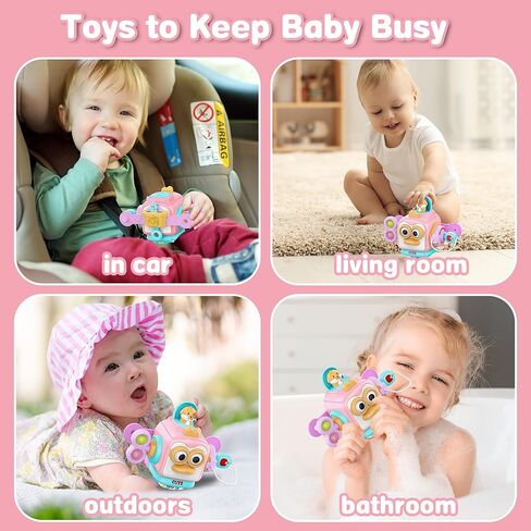 Toddler Toys, Busy Board for 1 Year Old, Montessori Toys for Babies 12-36 Months, Sensory Toys for Toddlers 1-3, One Year Old Girl Birthday Gifts, Travel Activities Lnearning Toys in Kuwait