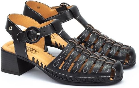 PIKOLINOS Heeled Sandals Leather Romana for Woman in Saudi Arabia