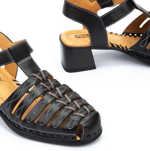 PIKOLINOS Heeled Sandals Leather Romana for Woman in Saudi Arabia