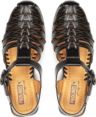 PIKOLINOS Heeled Sandals Leather Romana for Woman in Saudi Arabia
