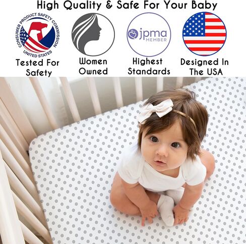 Sweet Jojo Designs 4 pc. Blush Pink, Grey and White Watercolor Floral Baby Girl Crib Bedding Set Rose Flower Polka Dot in Saudi Arabia