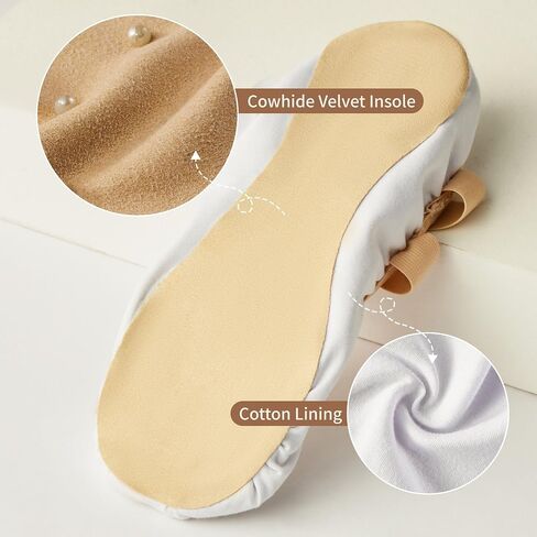 SANGEESON Women's Ballet Shoes Stretch Canvas Dance Slippers in Saudi Arabia