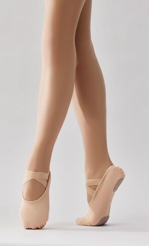 SANGEESON Women's Ballet Shoes Stretch Canvas Dance Slippers in Saudi Arabia