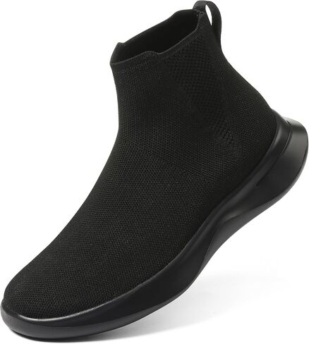 LinnOaks Sock Boots For Women High Top Sneaker Boots Walking Wide Width Comfort Slip On Lightweight Sneakers in Saudi Arabia