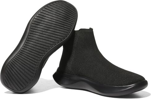 LinnOaks Sock Boots For Women High Top Sneaker Boots Walking Wide Width Comfort Slip On Lightweight Sneakers in Saudi Arabia