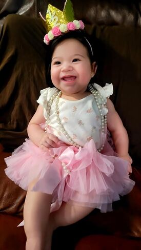 Jastore Baby Girls Soft Fluffy Tutu Skirt with Diaper Cover Toddler Girl Tutu Skirt Sets with Flower Headband in Saudi Arabia