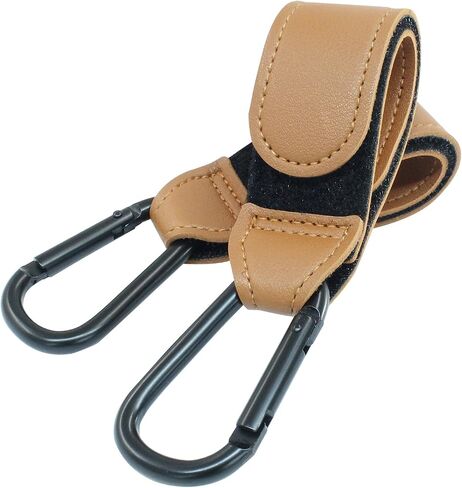 2 PCS مقاطع خطاف سوداء سوداء ، وأشرطة خطاف Mommy Baby للاطلاع على أكياس تسوق الحفاضات ملحقات عربة التسوق in Kuwait
