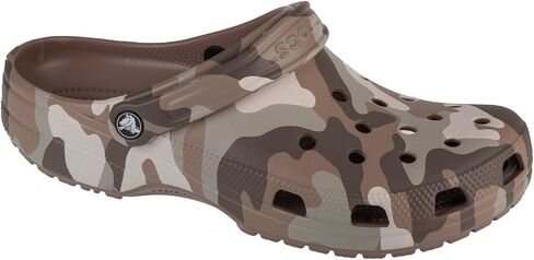 Crocs 206454-2ZJ-M4W6 Classic Printed Camo Clog MrM/Mlt Mushroom/Multi in Saudi Arabia