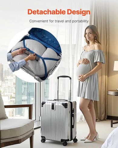 VEVOR Pregnancy Pillows for Sleeping, Adjustable Maternity Pillow for Pregnant Women, Soft Pregnancy Body Pillow with Removable & Washable Cover for Back Belly Hip Support, Lightweight and Portable in Saudi Arabia