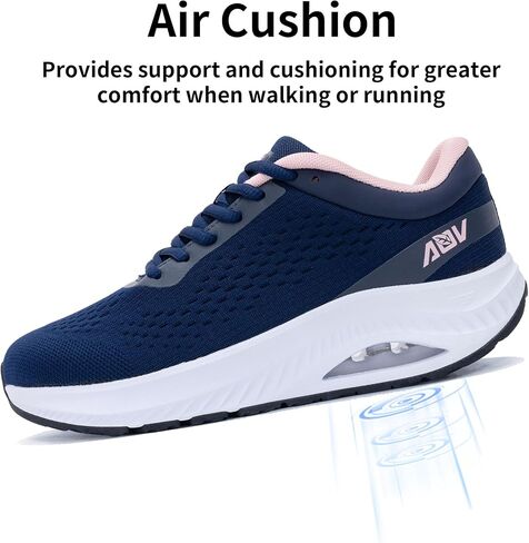AOV Wide Toe Box Shoes Women Arch Support Walking Shoes for Thortcies Tennis Tennis Sneakers in Kuwait