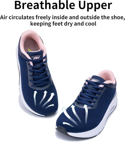 AOV Wide Toe Box Shoes Women Arch Support Walking Shoes for Thortcies Tennis Tennis Sneakers in Kuwait